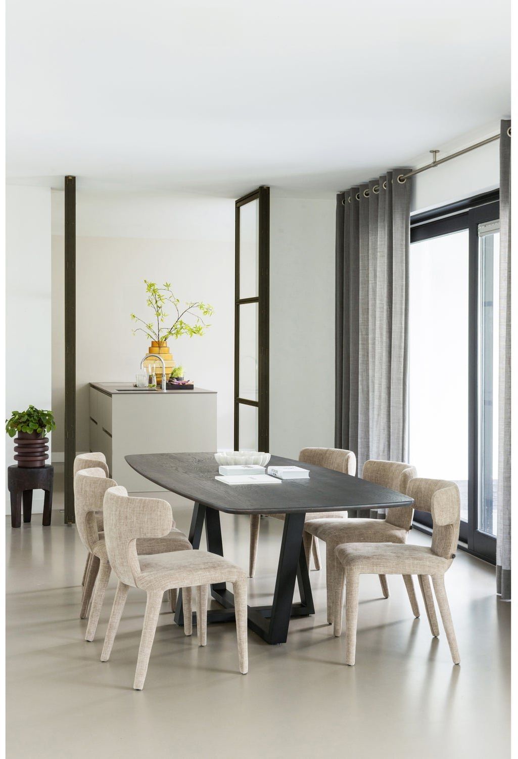 WOOOD Tablo Deens Ovaal Eettafel