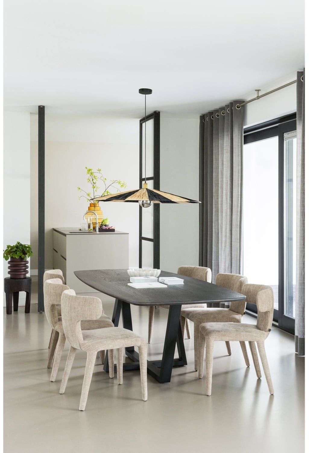 WOOOD Tablo Deens Ovaal Eettafel