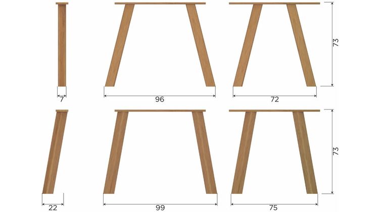 WOOOD Tablo Eettafel
