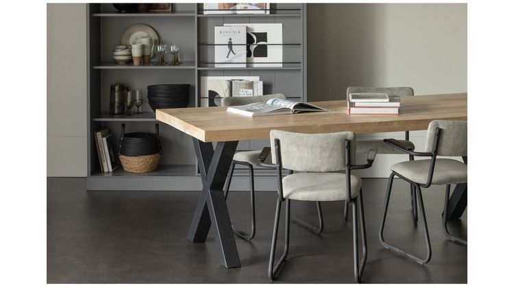 WOOOD Tablo Mango X-poot Eettafel