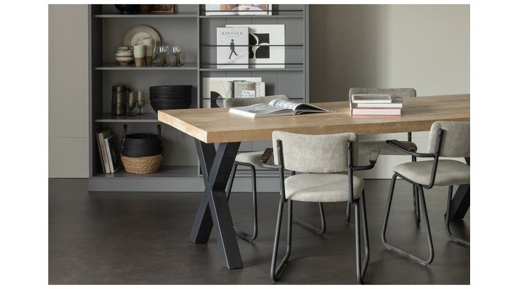 WOOOD Tablo Mango X-poot Eettafel