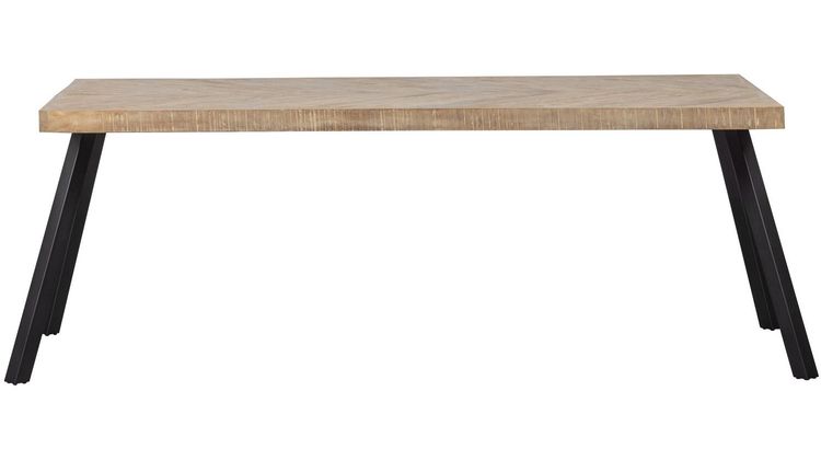 WOOOD Tablo Visgraat A-poot Eettafel