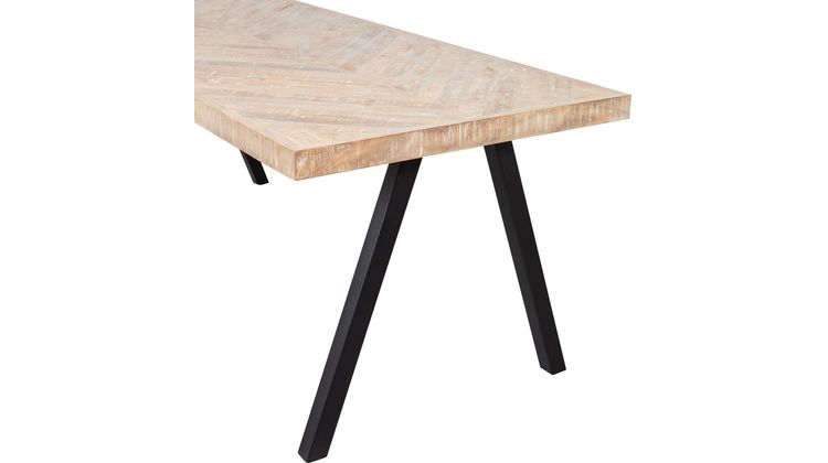 WOOOD Tablo Visgraat A-poot Eettafel