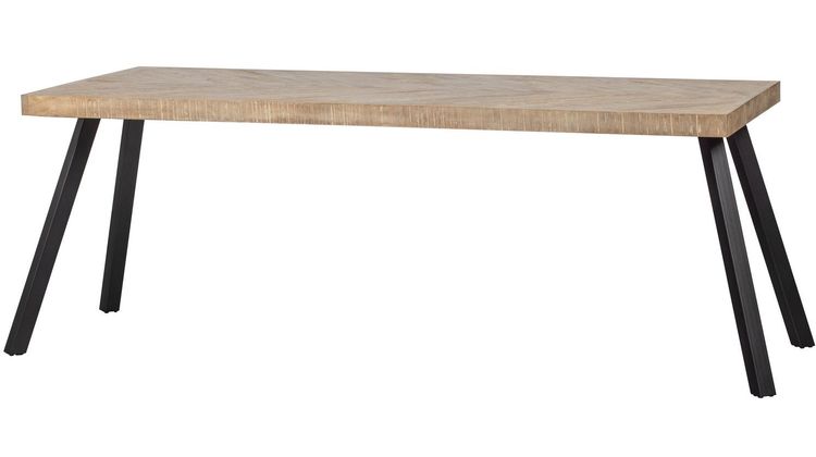 WOOOD Tablo Visgraat A-poot Eettafel