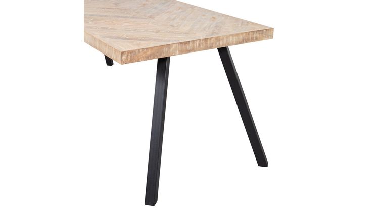 WOOOD Tablo Visgraat A-poot Eettafel