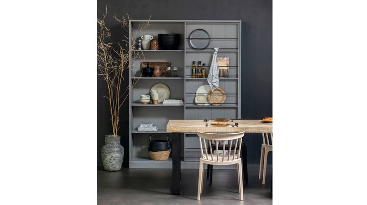 WOOOD Tablo Visgraat A-poot Eettafel
