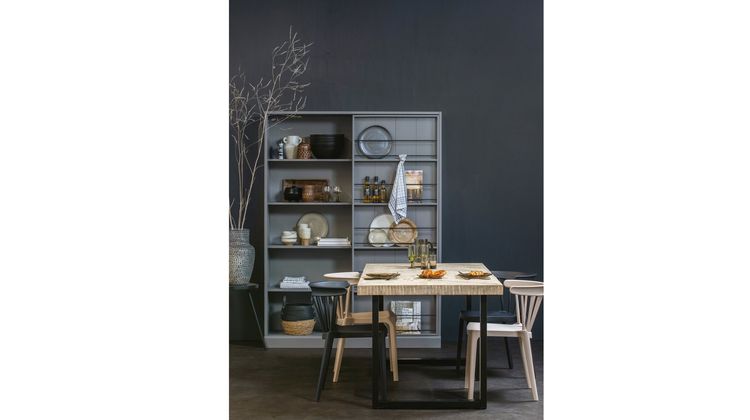 WOOOD Tablo Visgraat U-poot Eettafel