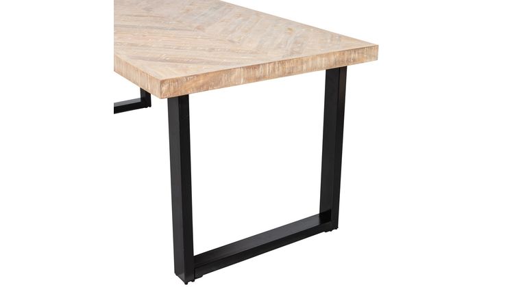 WOOOD Tablo Visgraat U-poot Eettafel