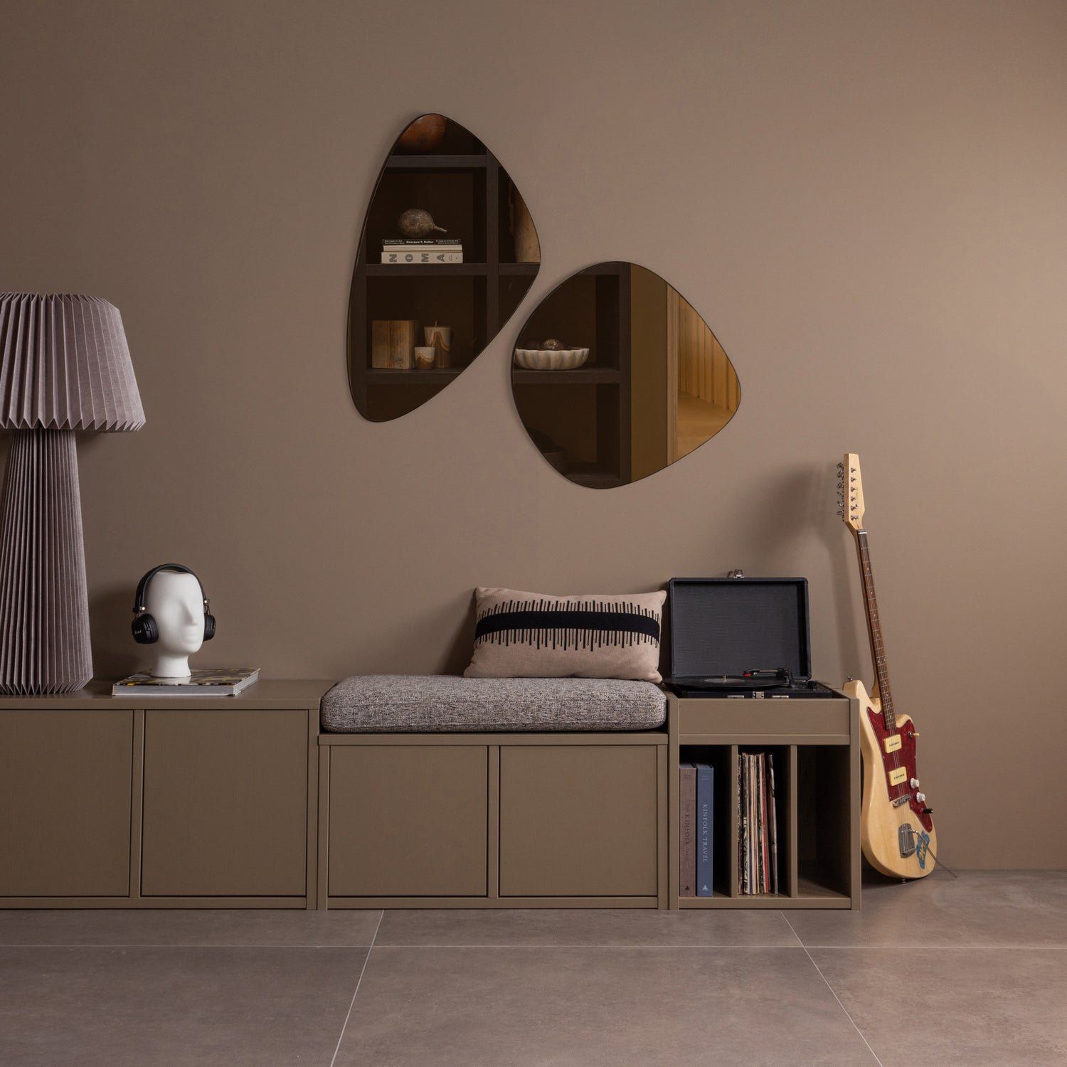 WOOOD Turner Met Kussen Opbergbank