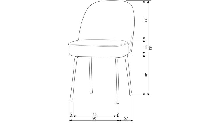 WOOOD Vogue Eetkamerstoel