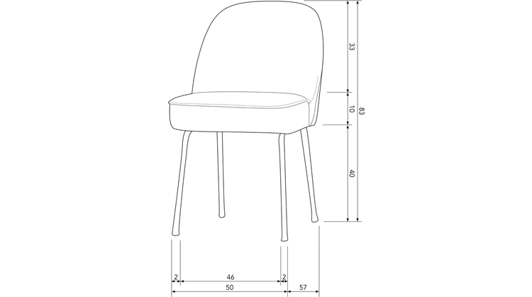 WOOOD Vogue Eetkamerstoel
