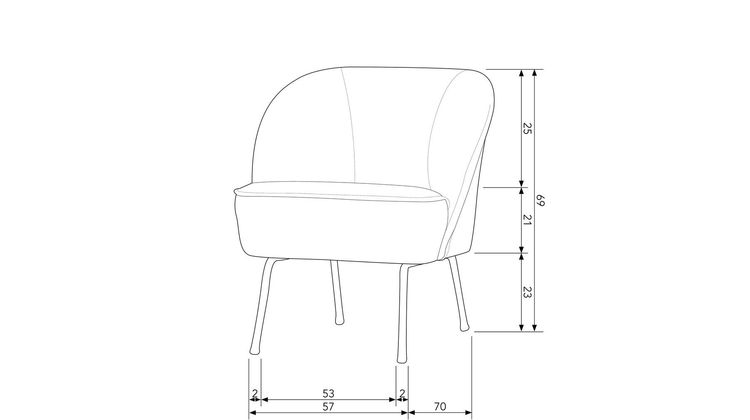 WOOOD Vogue Fauteuil