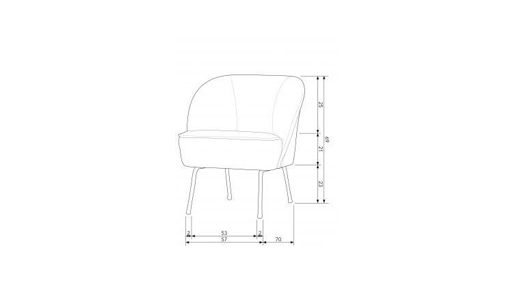 WOOOD Vogue Fauteuil