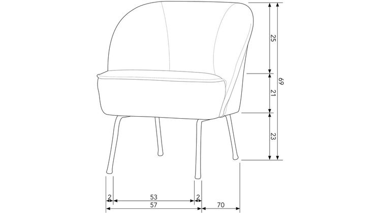 WOOOD Vogue Fauteuil