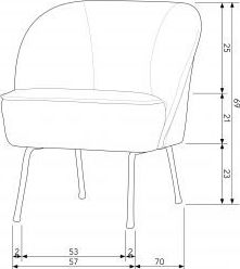 WOOOD Vogue Fauteuil