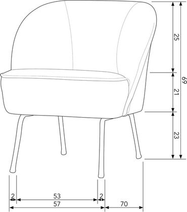 WOOOD Vogue Fauteuil