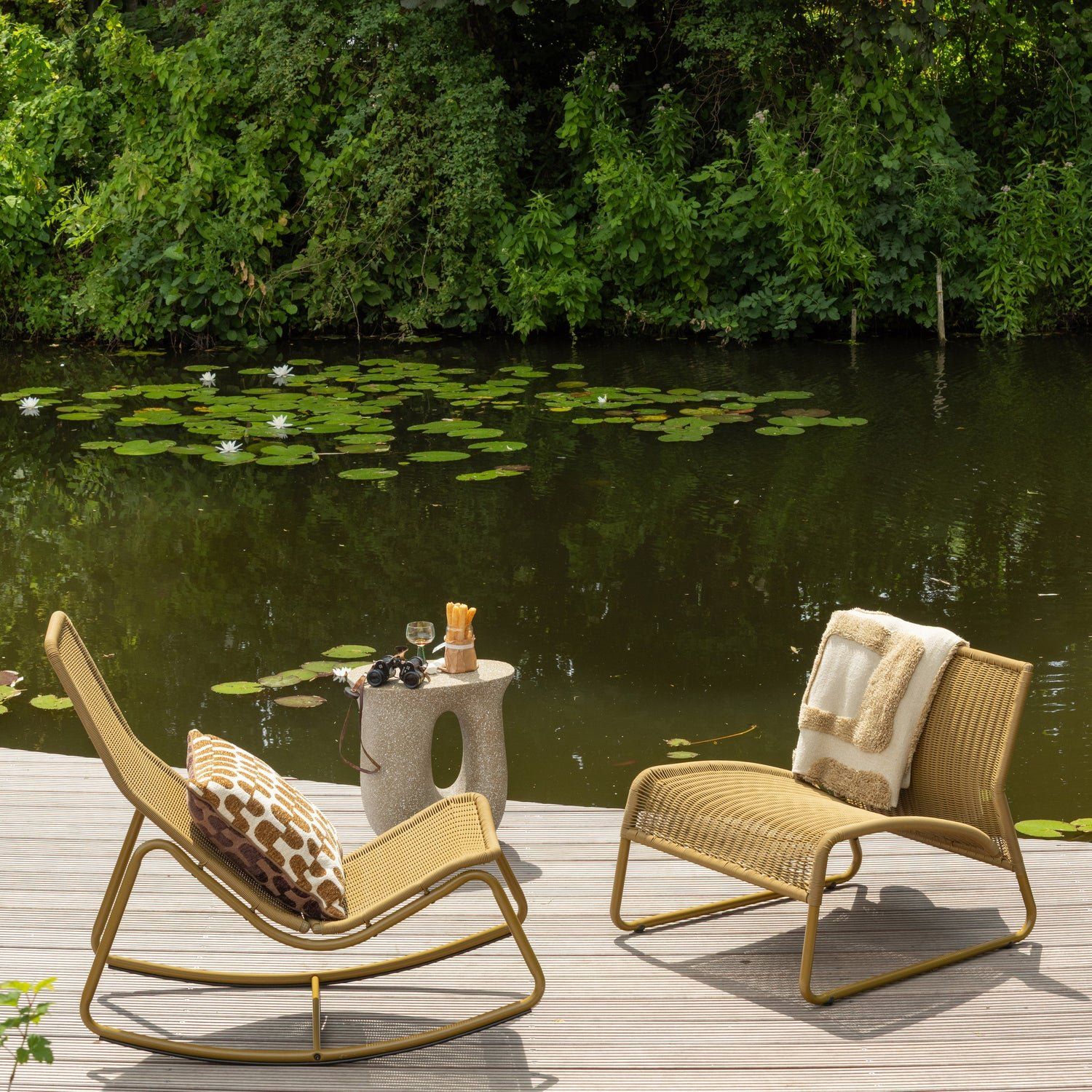 WOOOD West Lounge Tuinstoel