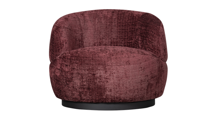 WOOOD Woolly Chenille Draaifauteuil