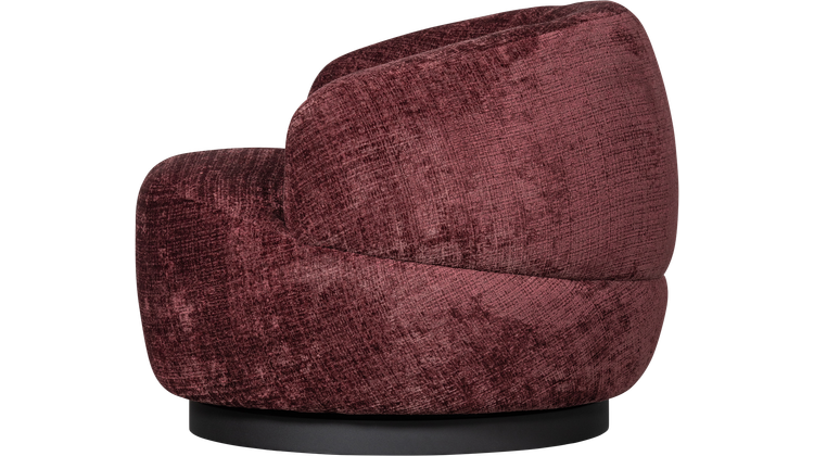WOOOD Woolly Chenille Draaifauteuil