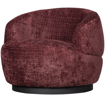WOOOD Woolly Chenille Draaifauteuil