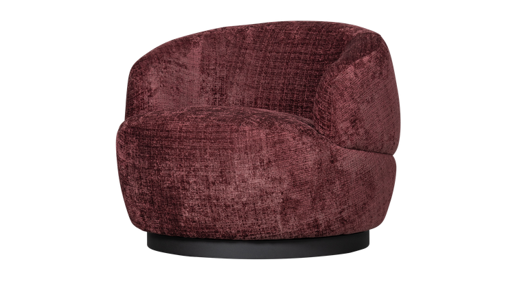 WOOOD Woolly Chenille Draaifauteuil