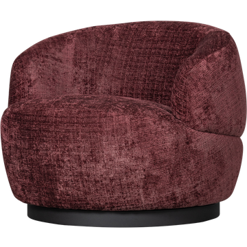 WOOOD Woolly Chenille Draaifauteuil