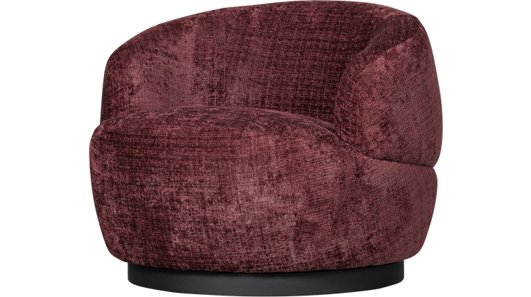WOOOD Woolly Chenille Draaifauteuil