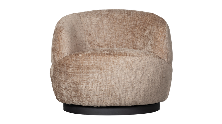 WOOOD Woolly Chenille Draaifauteuil