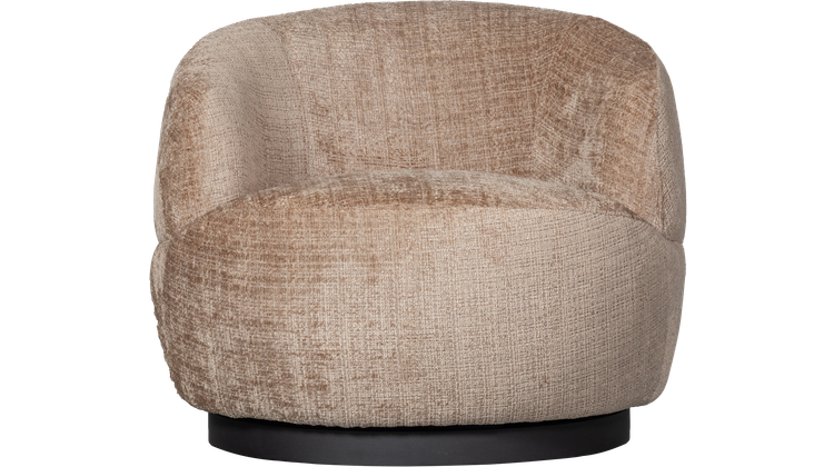 WOOOD Woolly Chenille Draaifauteuil