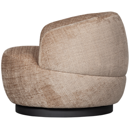 WOOOD Woolly Chenille Draaifauteuil