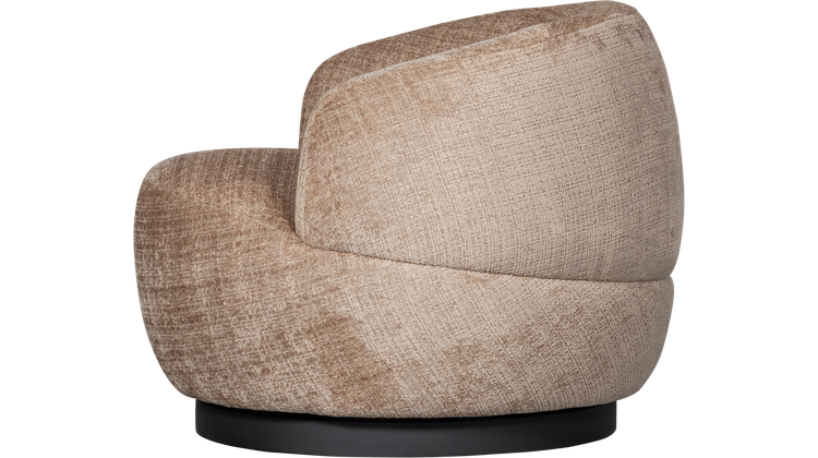 WOOOD Woolly Chenille Draaifauteuil