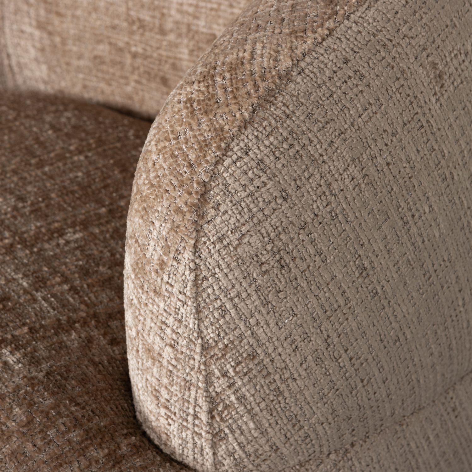 WOOOD Woolly Chenille Draaifauteuil