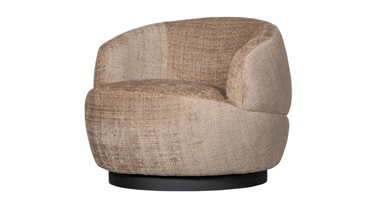 WOOOD Woolly Chenille Draaifauteuil