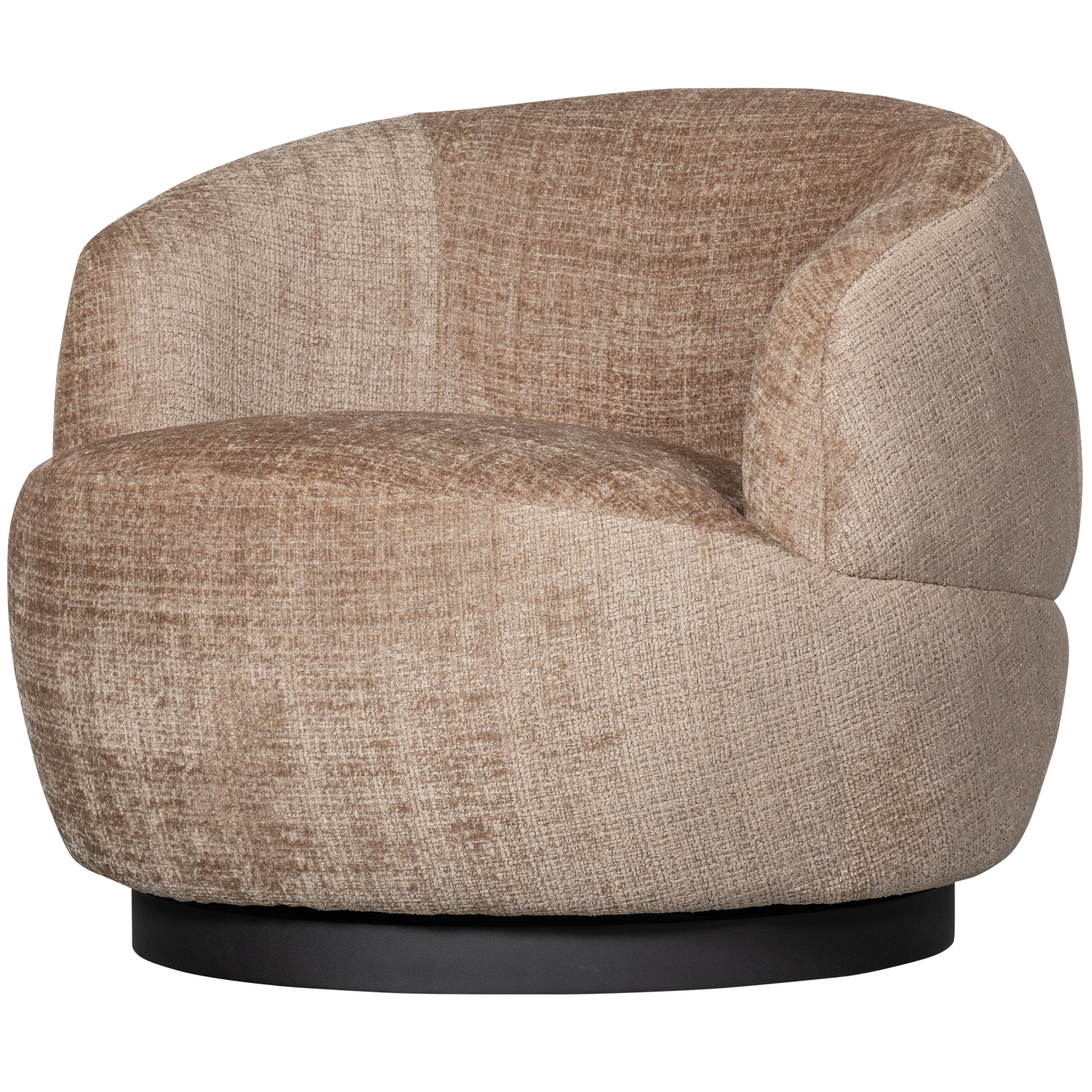 WOOOD Woolly Chenille Draaifauteuil