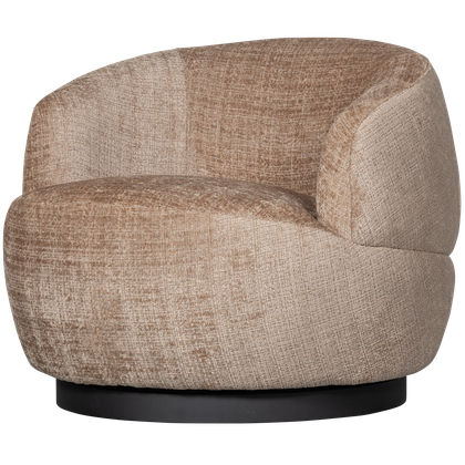 WOOOD Woolly Chenille Draaifauteuil