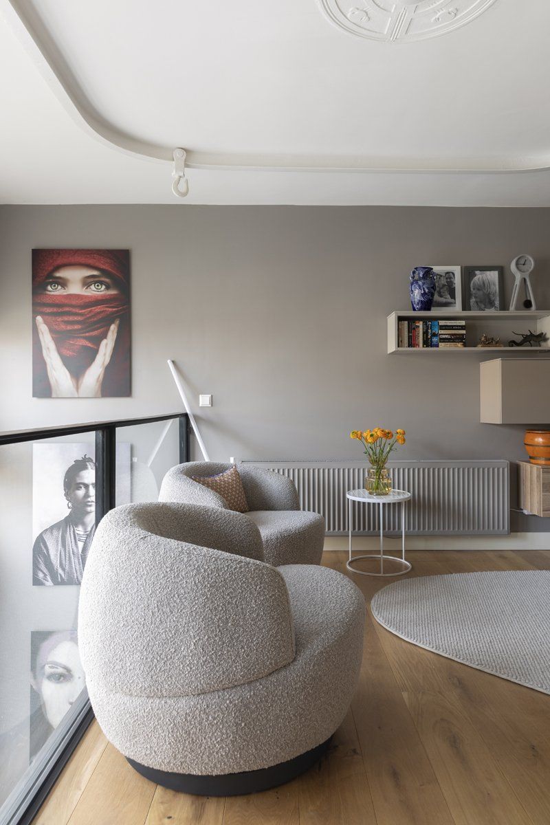 WOOOD Woolly Draaifauteuil