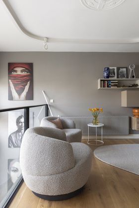 WOOOD Woolly Draaifauteuil