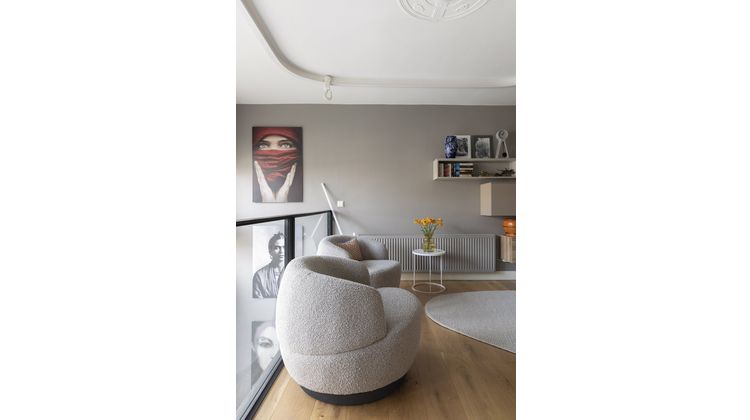 WOOOD Woolly Draaifauteuil