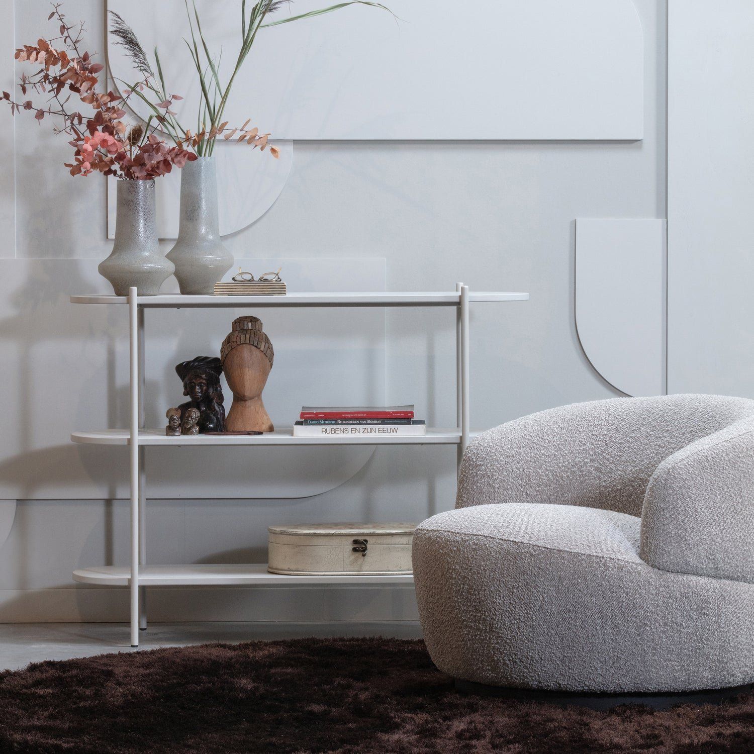 WOOOD Woolly Draaifauteuil