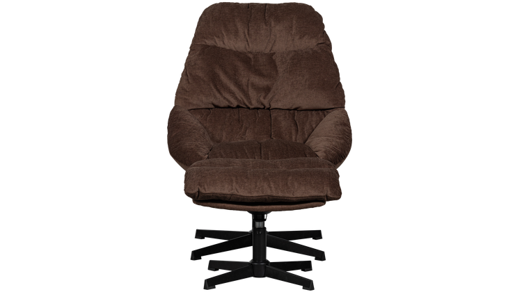 WOOOD Yaro Draaifauteuil + Hocker