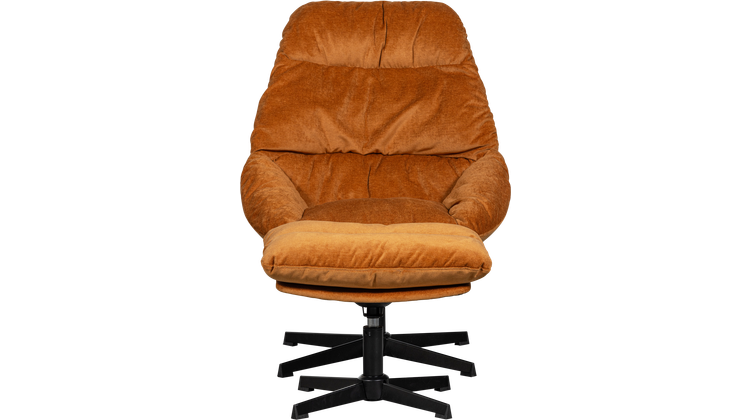 WOOOD Yaro Draaifauteuil + Hocker