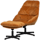 WOOOD Yaro Draaifauteuil + Hocker