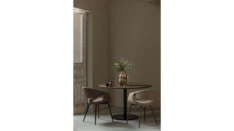 WOOOD Yossi Koper Metaal Eetkamerstoel