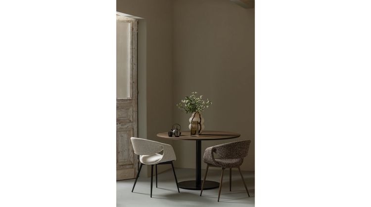 WOOOD Yossi Zwart Metaal Eetkamerstoel