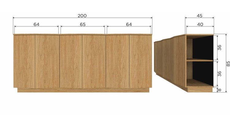 WOOOD Zuma Dressoir