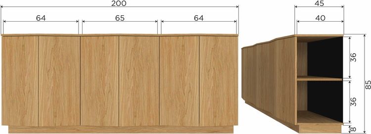 WOOOD Zuma Dressoir