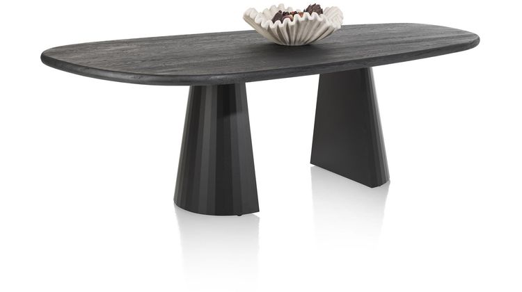 XOOON Arawood Zwart Eettafel