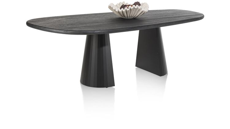 XOOON Arawood Zwart Eettafel