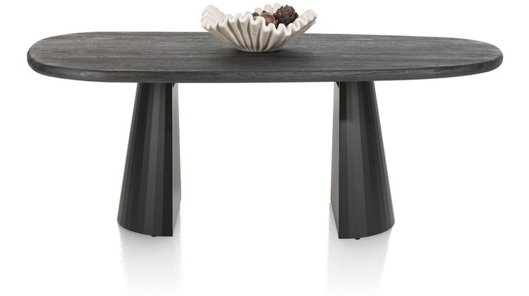 XOOON Arawood Zwart Eettafel