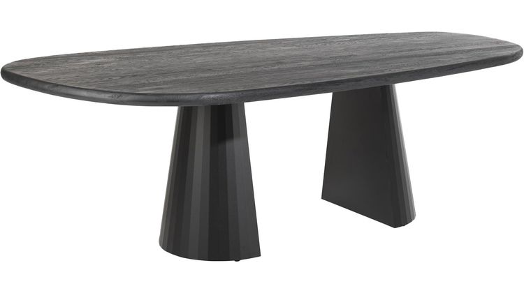 XOOON Arawood Zwart Eettafel